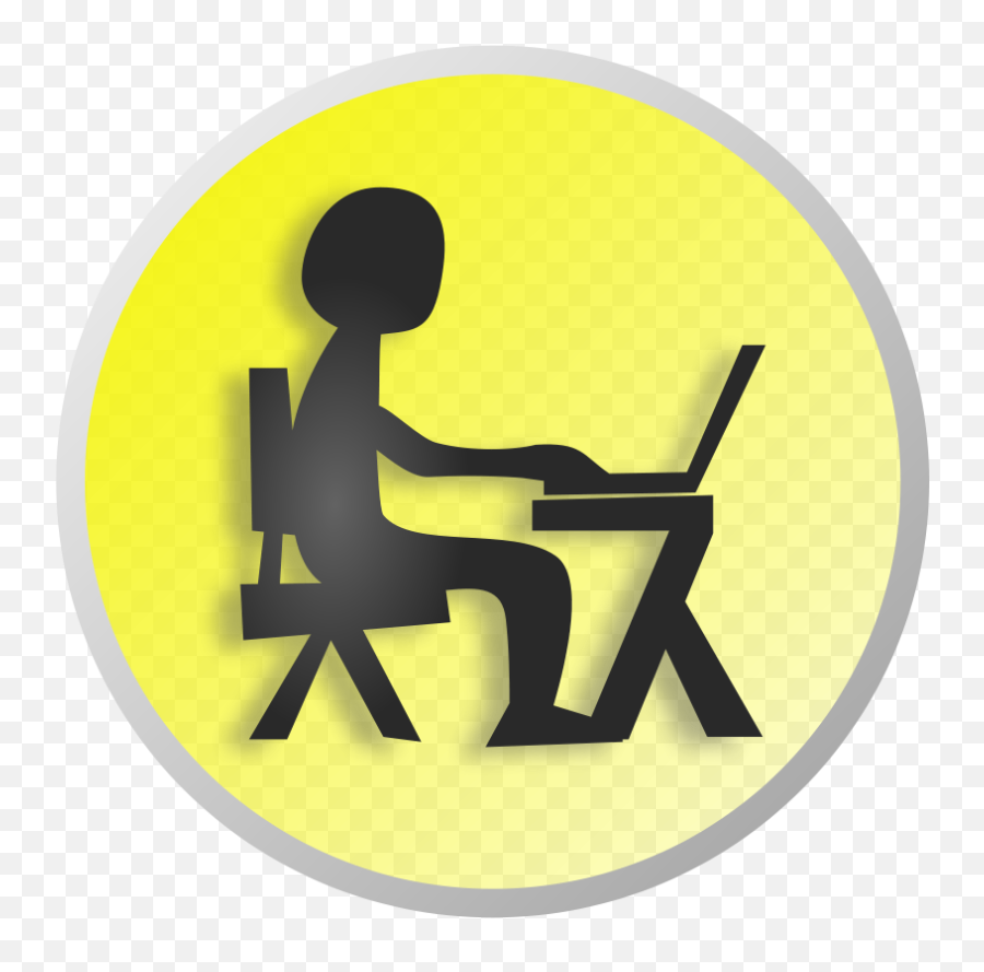 Working With Laptop - Badges In Moodle Emoji,Working Clipart