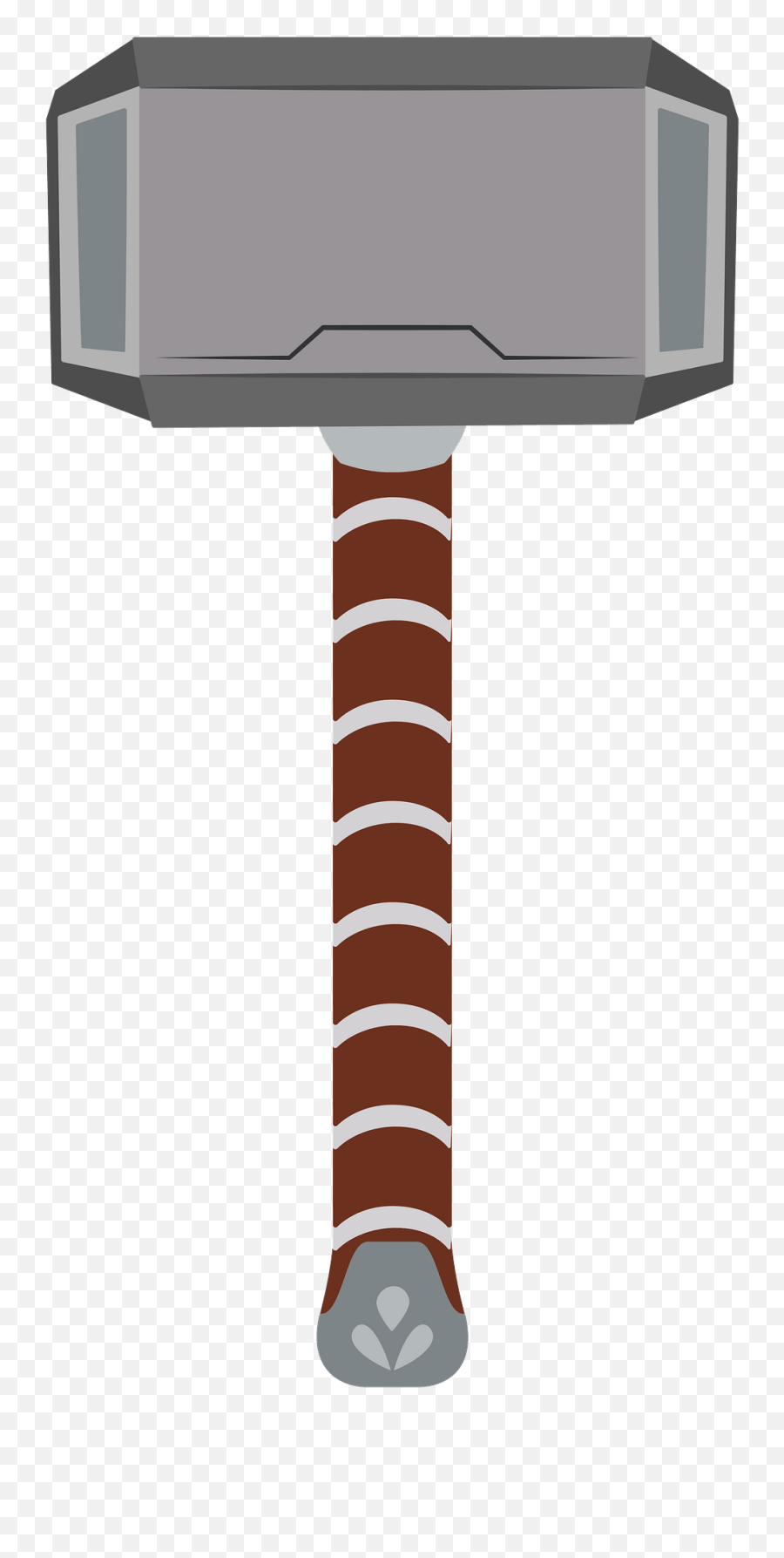 Mjölnir - Thors Hammer Clipart Transparent Emoji,Mjolnir Png