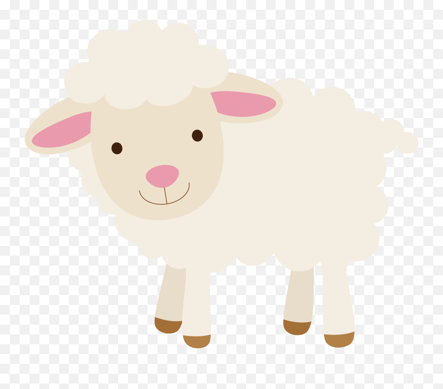 Free Clipart Sheep Vector - Vector Sheep Clipart Png Cute Sheep Vector Png Emoji,Free Clipart