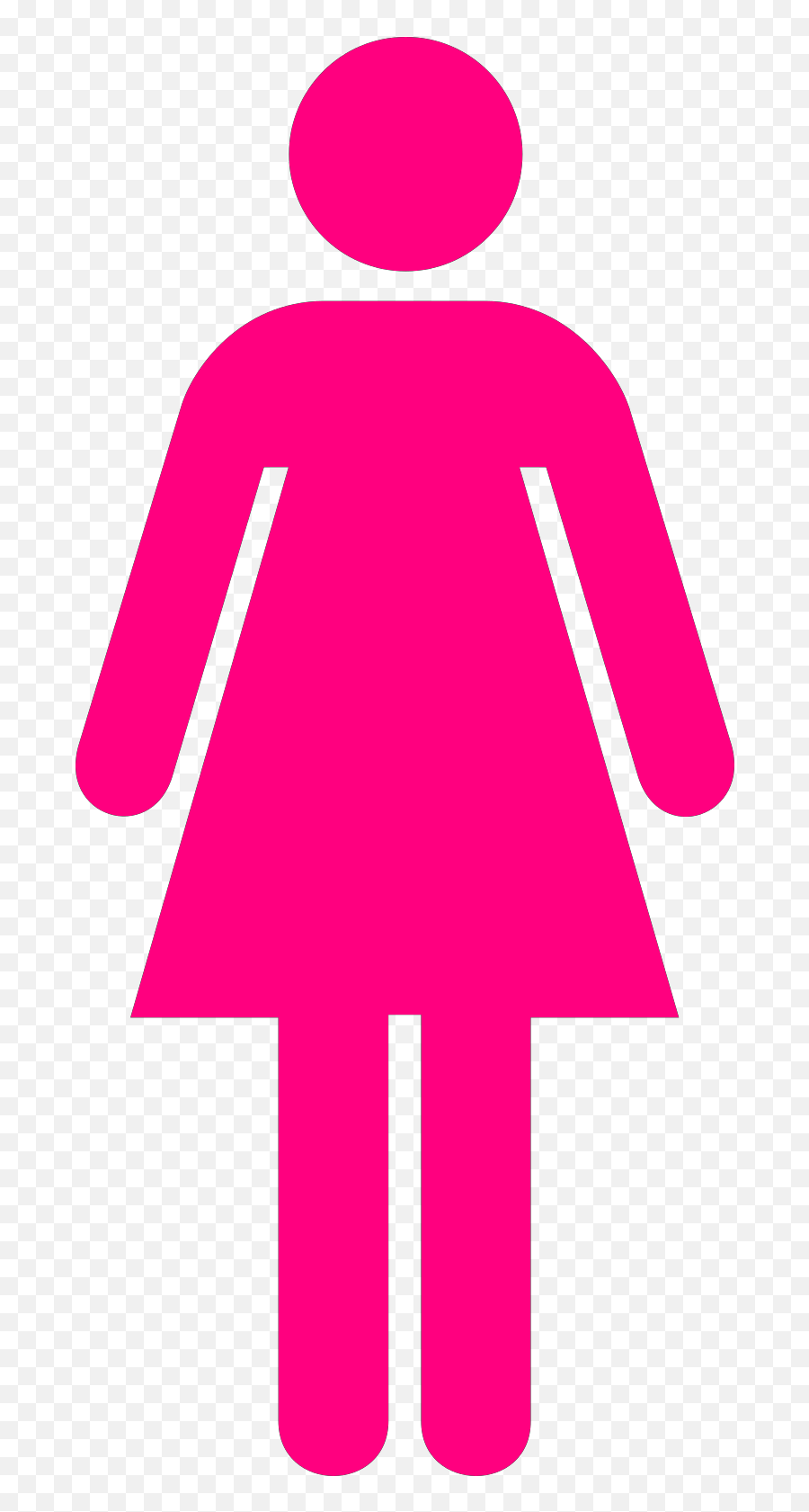Women S Bathroom Clip Art - Pink Woman Clipart Emoji,Bathroom Clipart