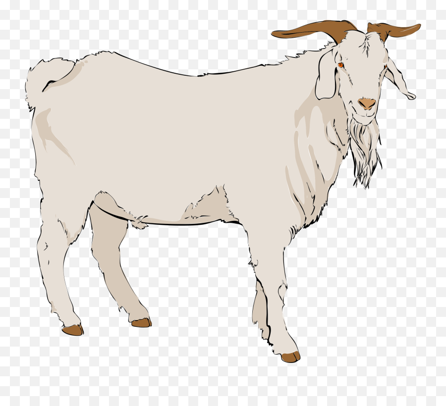 Goat Vector Background - Clip Art Emoji,Goat Clipart