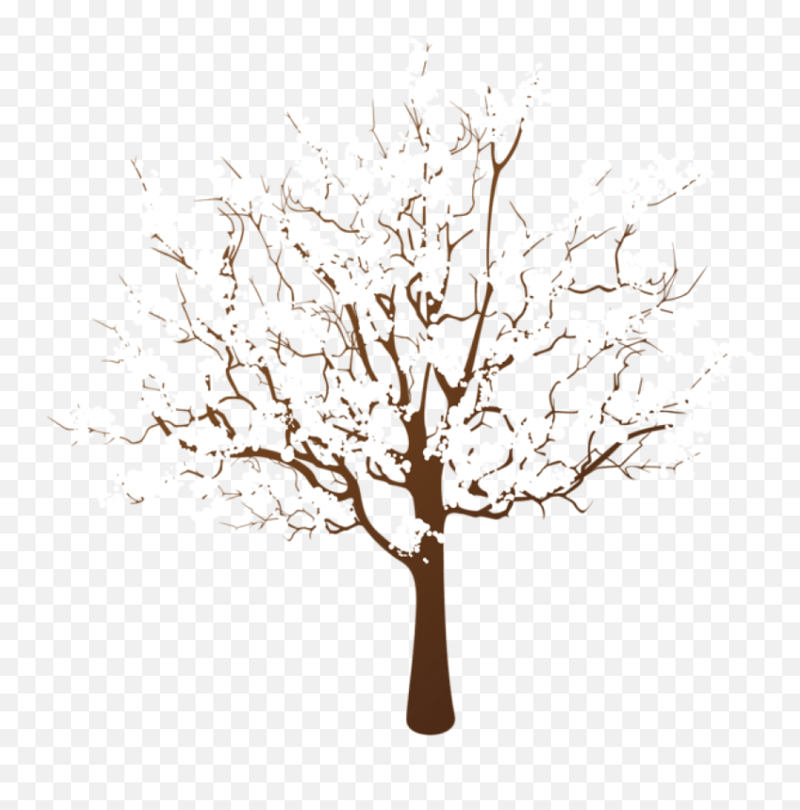 Winter Tree Clipart Png Png Image With - Transparent Background Winter Tree Clipart Emoji,Tree Clipart Png