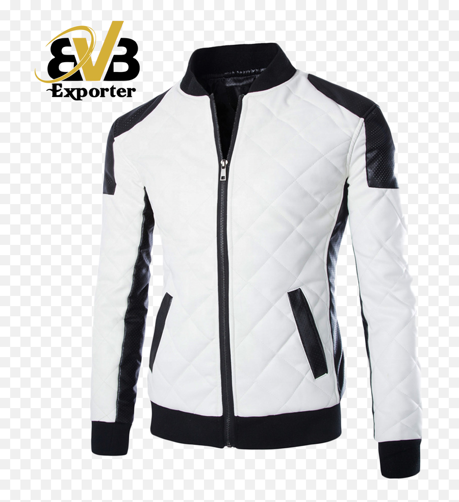 New Casual Fashioned Winter Puffer - Black White Leather Jacket Emoji,Logo Jackets