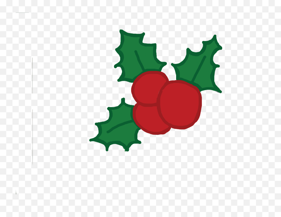 Transparent Mistletoe Png Transparent - Transparent Mistletoe Clipart Emoji,Mistletoe Clipart