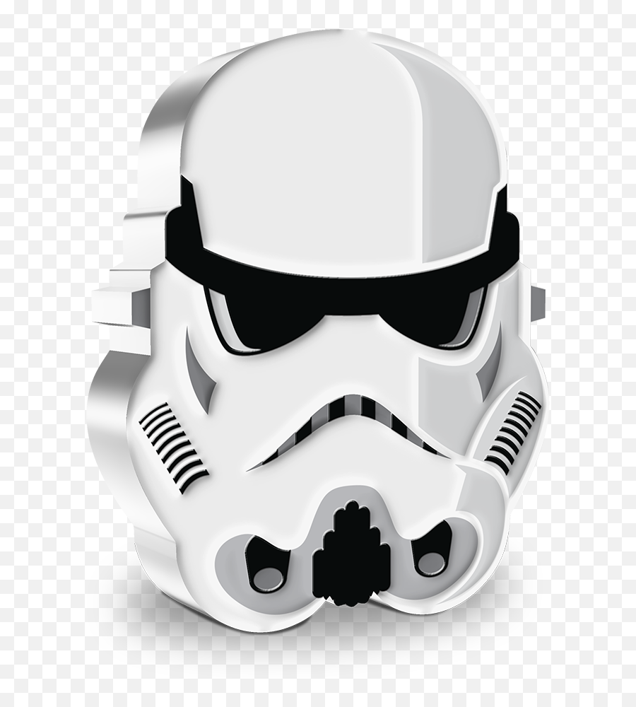 The Faces Of The Empire U2013 Imperial Stormtrooper 1oz Silver Coin Emoji,Stormtrooper Helmet Clipart