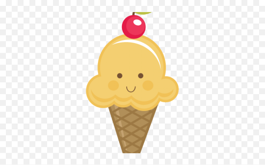 Cute Clipart Ice Cream - Ice Cream Clipart Cute Full Size Happy Emoji,Ice Cream Clipart