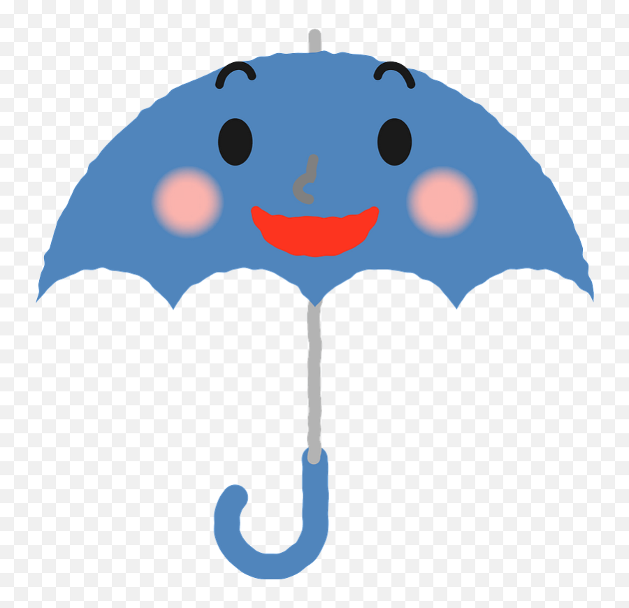 Umbrella With A Smiley Face On It Clipart Free Download Emoji,Them Clipart