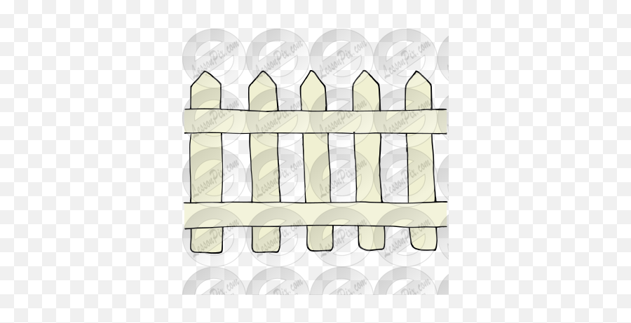 Fence Picture For Classroom Therapy - Picket Fence Emoji,Fence Clipart