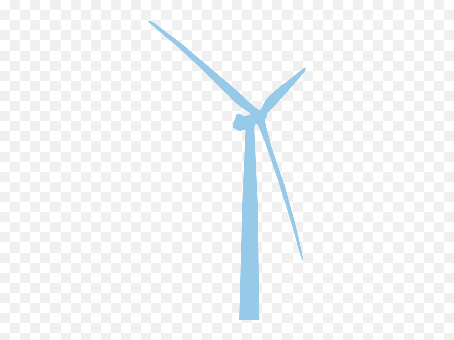 Wind Turbine Icon Png Transparent Png - Blue Wind Turbine Icon Emoji,Windmill Clipart