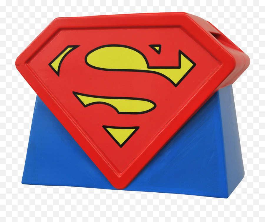 Superman - Ceramic Logo Cookie Jar Superman Shield Emoji,Superman Logo Png