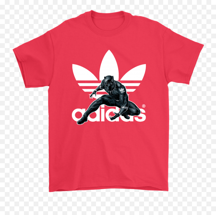 Black Panther Impossible Is Nothing Adidas Logo Mashup - Yoga Funny Shirt Emoji,Adidas Logo