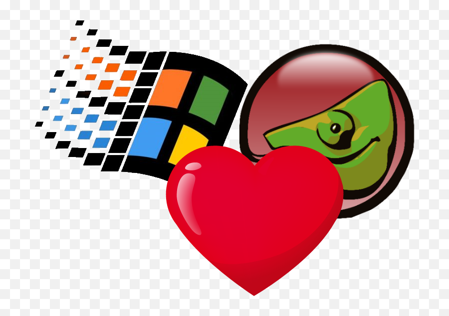 K - Windows 90 Emoji,Windows 95 Logo
