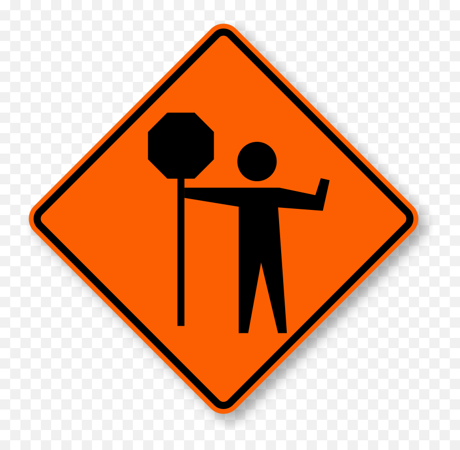 Traffic Control Of Las Vegas Parking - Construction Flagger Sign Emoji,Las Vegas Sign Png