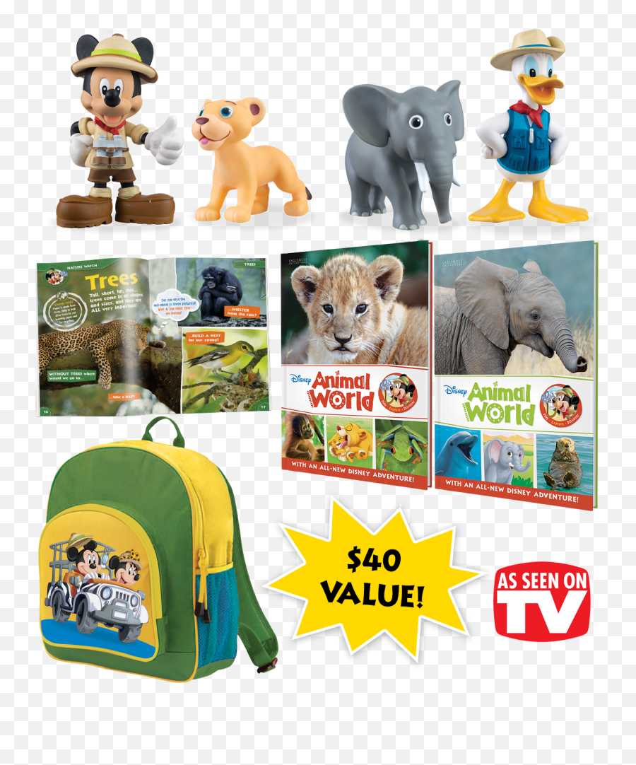 Disney Animal World - Mickey Mouse Animals Toy Emoji,Animal Kingdom Logo