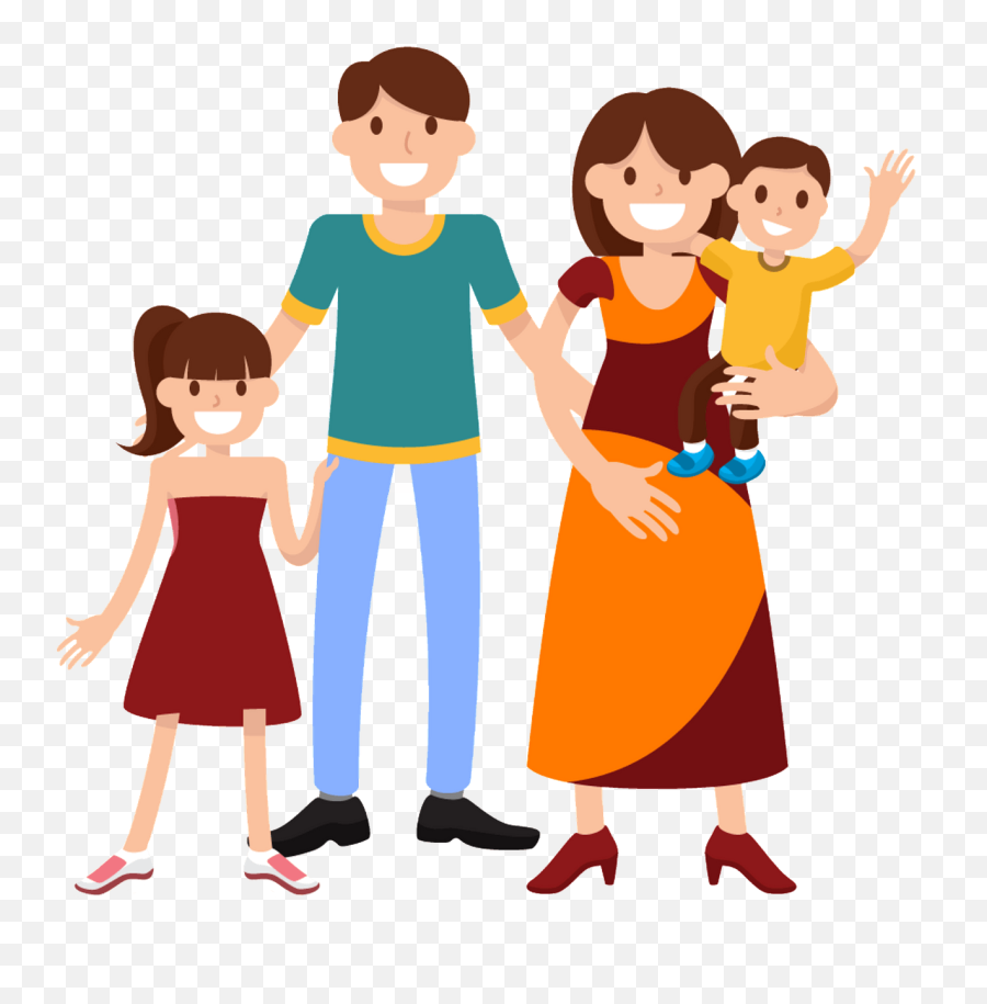 Happy Family Clipart - Family Clipart Emoji,Family Clipart