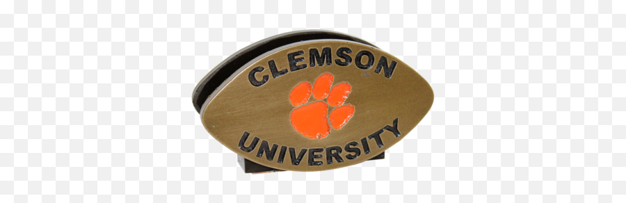 Clemson Football Business Card Holder - Oval Emoji,Clemson Football Logo
