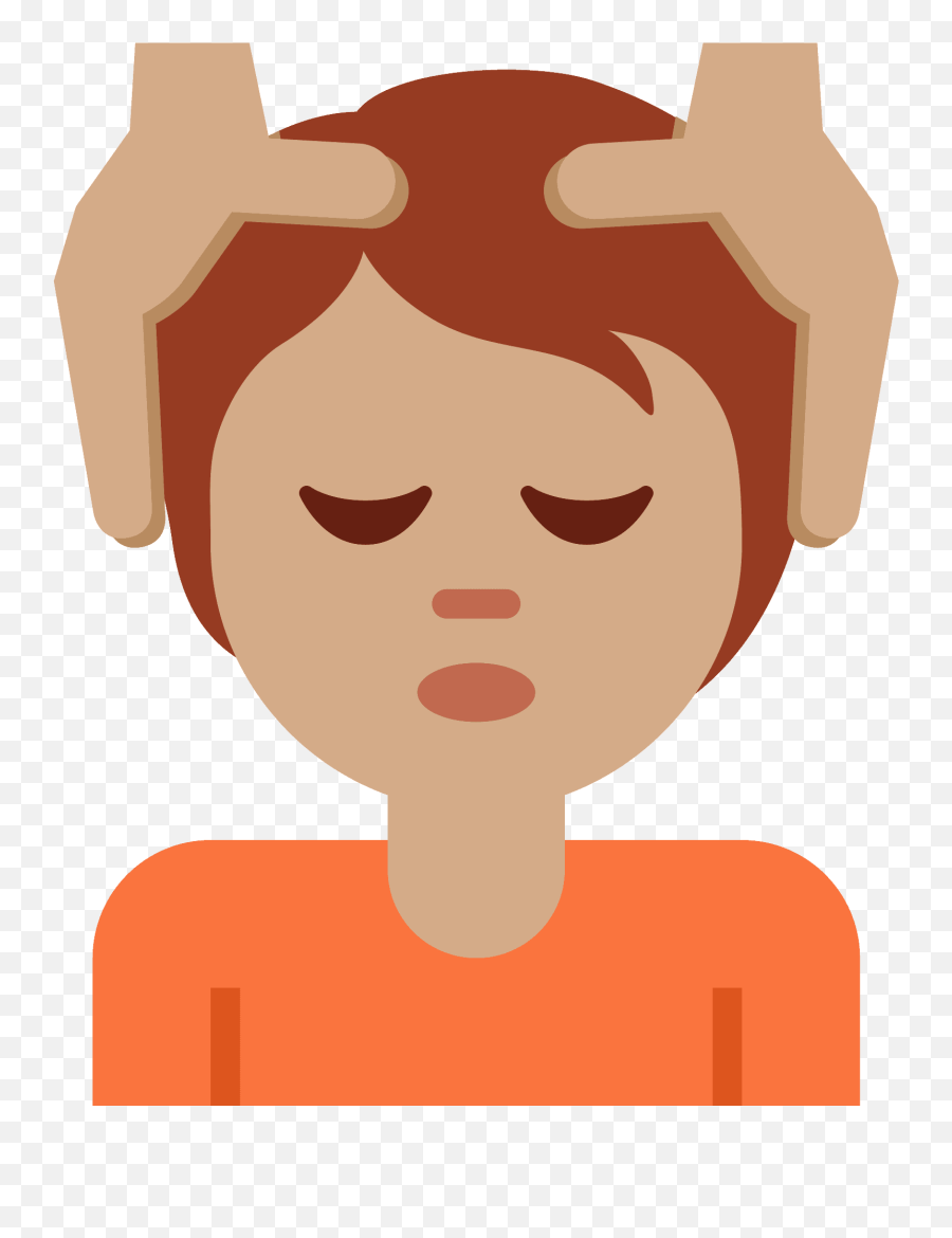 Person Getting Massage Emoji Clipart - For Adult,Massage Clipart