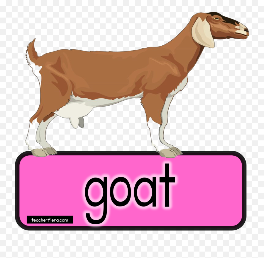 Goat Clipart Bakri - Cow Goat Cow Domestic Animals Emoji,Goat Clipart