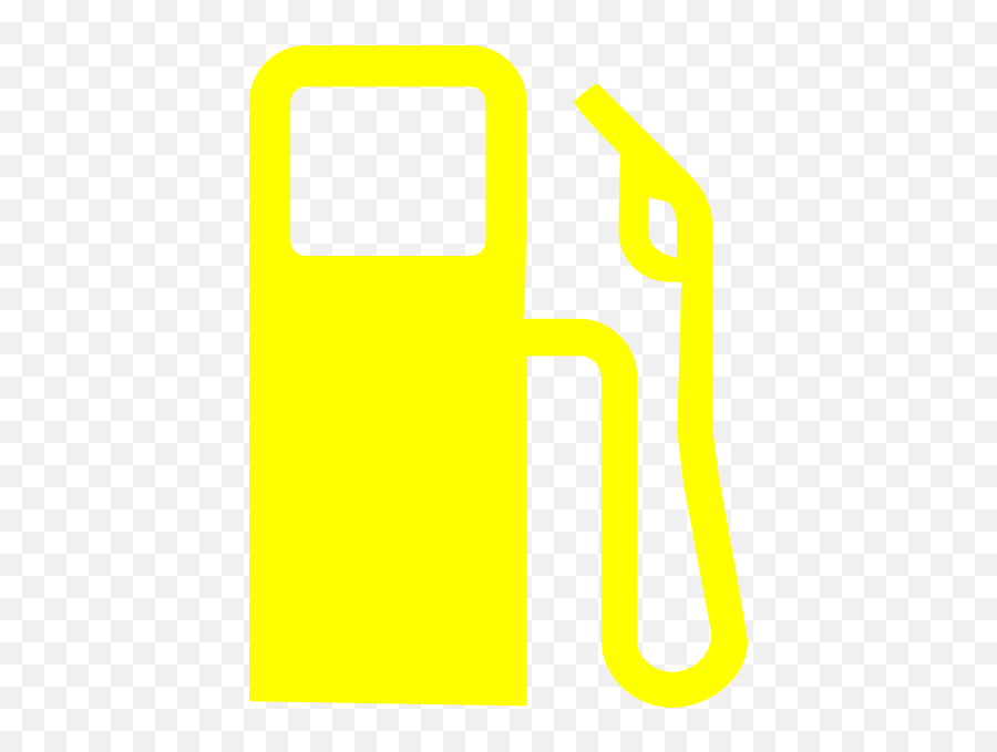 Gas Pump - Yellow Clip Art At Clkercom Vector Clip Art Fuel Pump Logo Blue Emoji,Gas Station Clipart