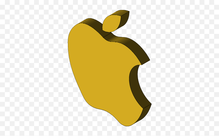 Apple Logo - Apple Yellow Logo Png 3d Emoji,Logo Apples