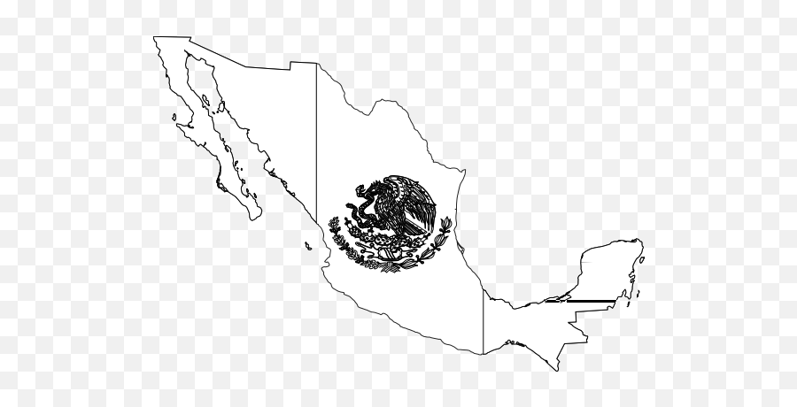 Mexican Flag Black And White Png Images - Mexican Country Flag Black And White Emoji,Mexican Flag Clipart