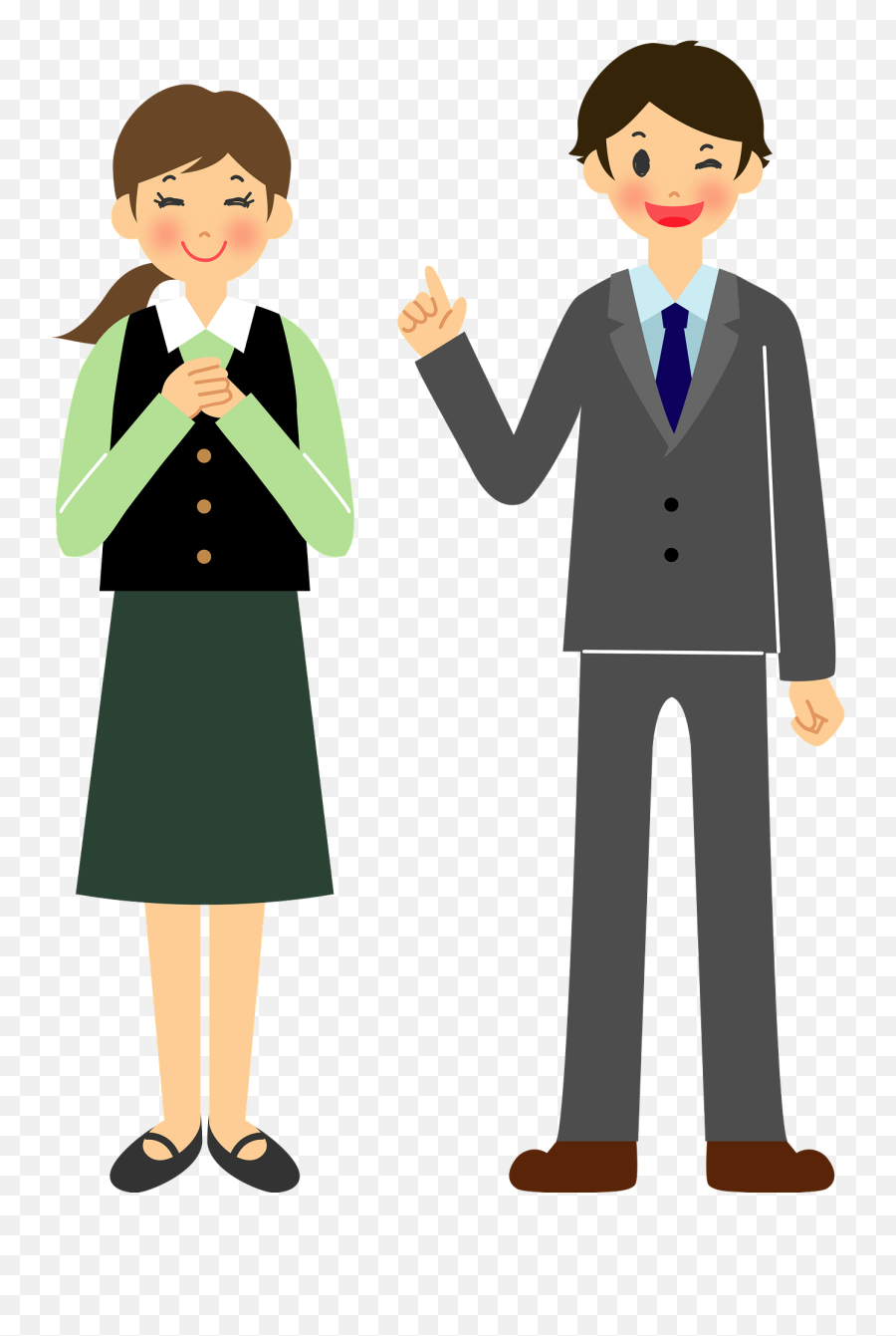 Young Business People Clipart Emoji,Transparent People