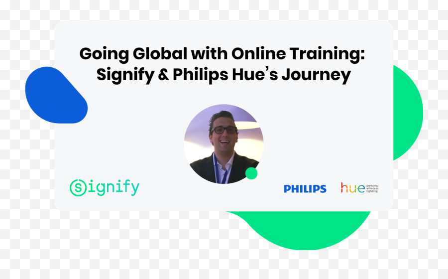 Going Global With Online Training - Learnupon Emoji,Philips Hue Logo