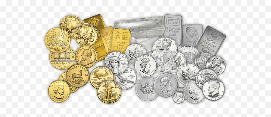 Download Hd Bullion Is Gold - Gold And Silver Coins Emoji,Gold Coins Transparent