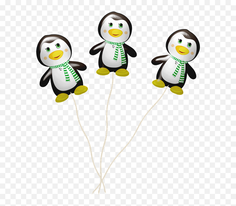 Free Photo Penguin Balloons Colorful Rainbow Celebrate - Max Emoji,Christmas Penguins Clipart