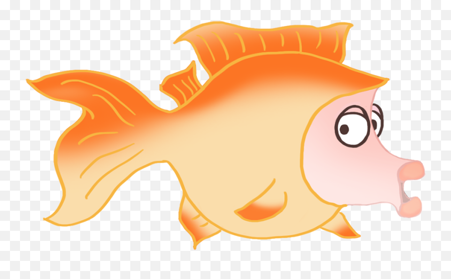 Goldfish Clipart Transparent - Clip Art Emoji,Goldfish Clipart