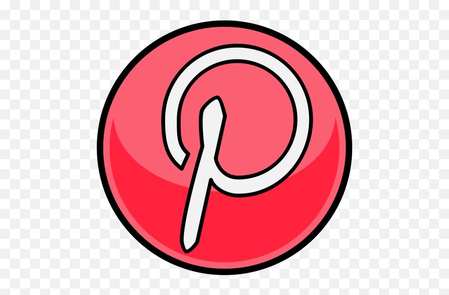 Media Pinterest Social Icon - Logo Cartoon Emoji,Pintrest Logo