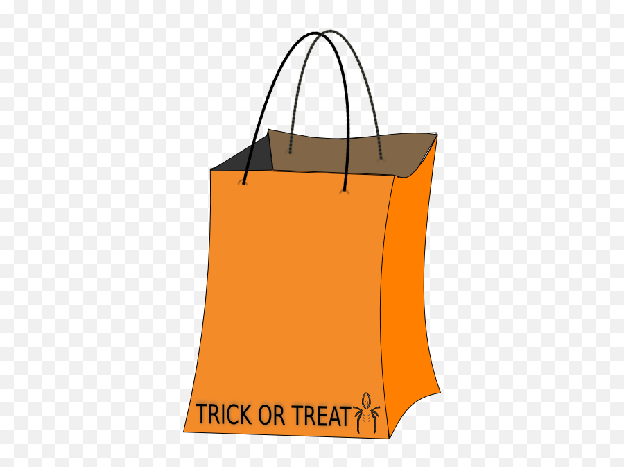 Trick Or Treat Bag Clip Art At Clker - Transparent Background Trick Or Treat Bag Clipart Emoji,Trick Or Treat Clipart