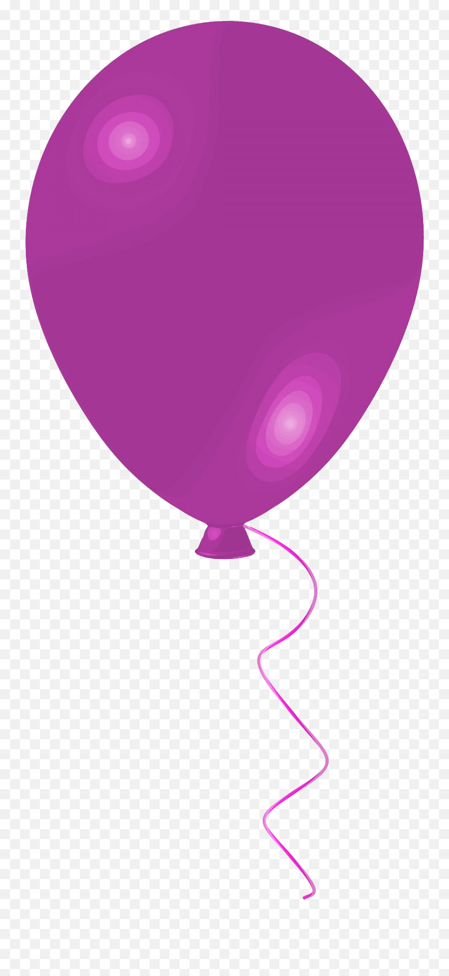 Purple Balloon Clipart Free Download Transparent Png - Balloon Clipart Emoji,Balloons Clipart