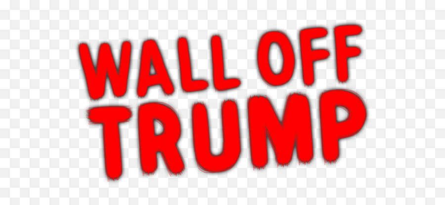 Wall Off Trump - Dot Emoji,Trump Logo