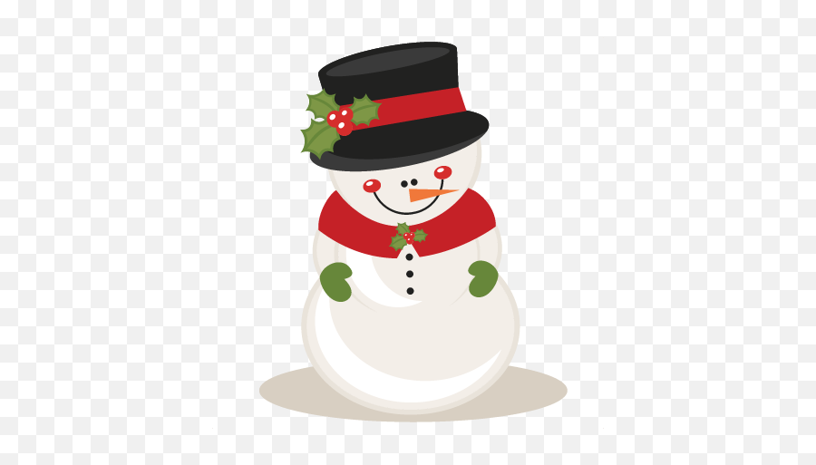 Cute Christmas Clipart Png - Xmas Snowman Clip Art Emoji,Cute Christmas Clipart