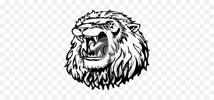 Angry Lion Head - Clipart Best Clipart Best Aggression Emoji,Lion Head Clipart