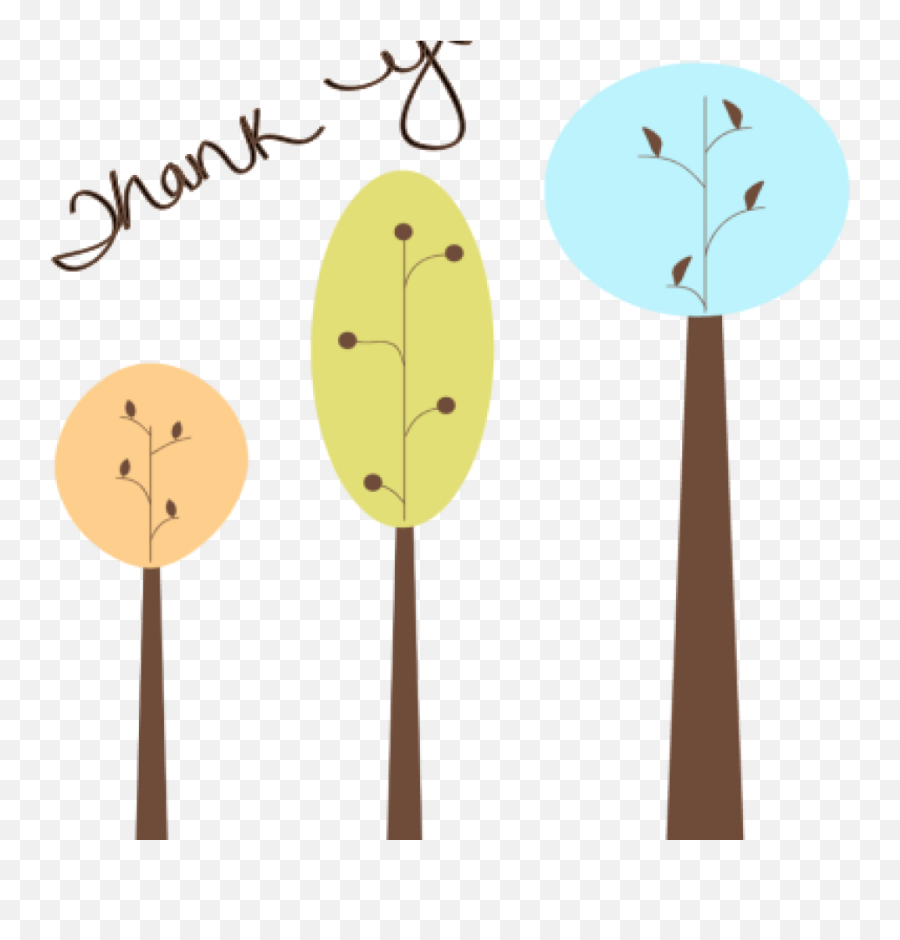 Thank You Tree Png Transparent Png - Thank You Clipart Vertical Emoji,You Clipart