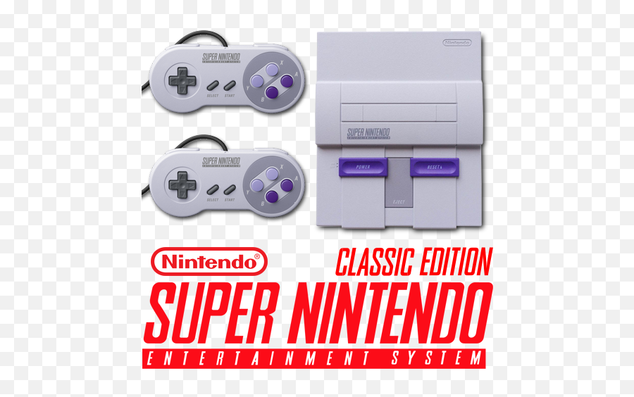 Snes Mini Classic Image - Super Nintendo Emoji,Snes Logo