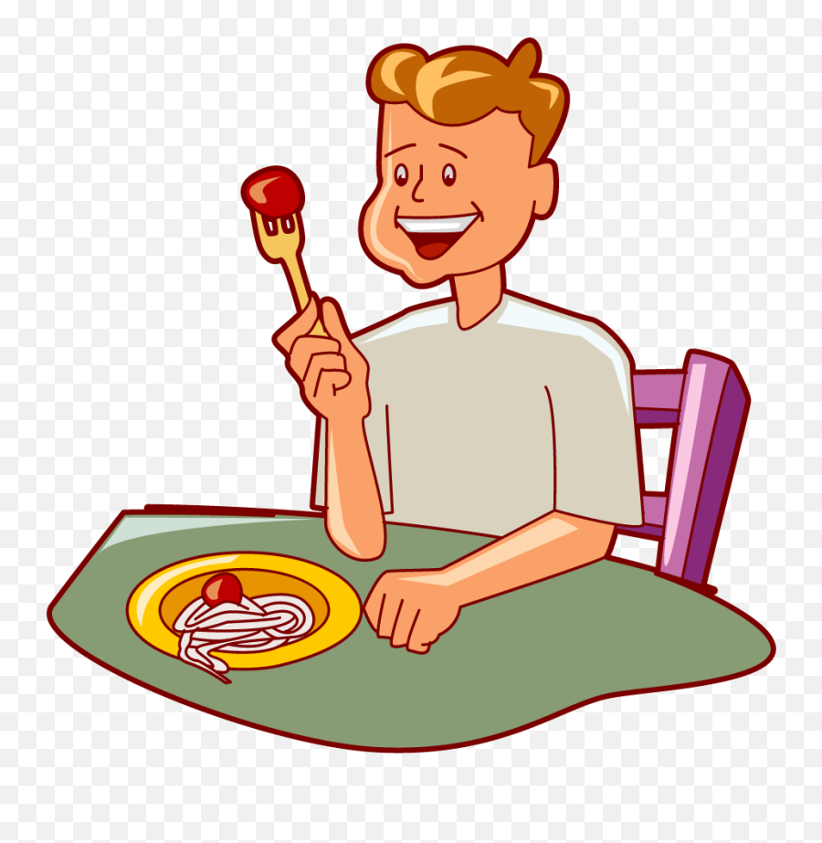 Eating Breakfast Clipart 2 - Eating Clip Art Emoji,Breakfast Clipart