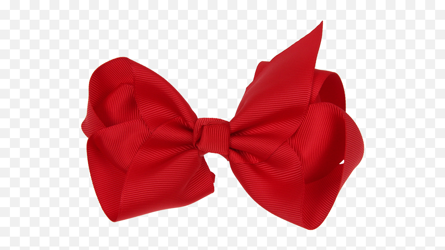 Download Rwc41602 14cm Ribbon Bow Red - Red Ribbon Bow Png Transparent Background Red Hair Bow Emoji,Red Ribbon Png