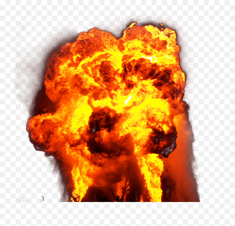 Explosion Fire Flame Png Image - Purepng Free Transparent Fire Blast Images Hd Emoji,Explosion Transparent Background