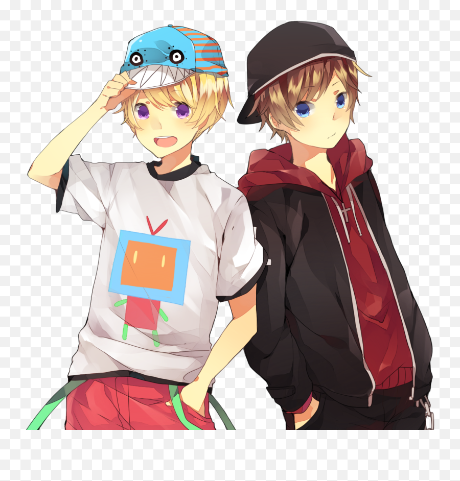 Download Two Anime Boys Png Image For Free - Anime Boys Emoji,Anime Boy Png