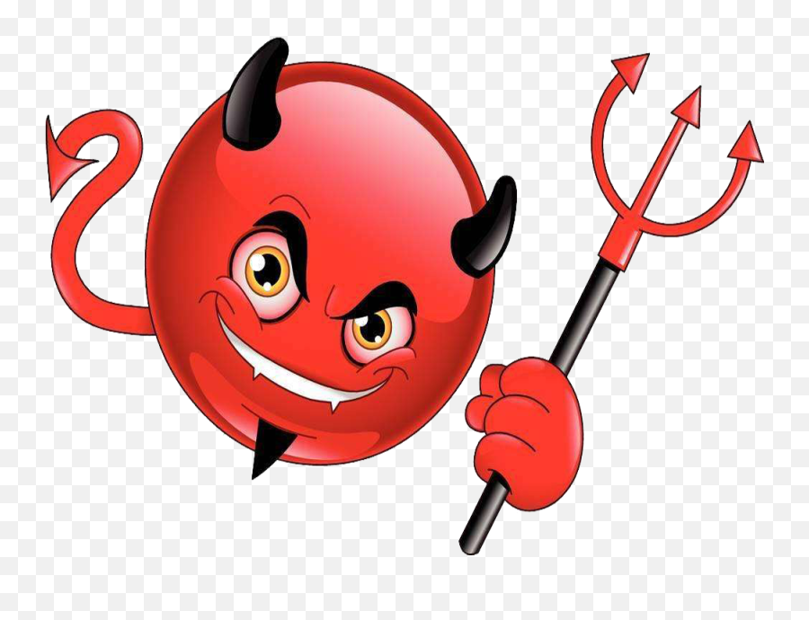 Download Satan Clipart Devil Emoji - Smiley Devil,Devil Emoji Transparent