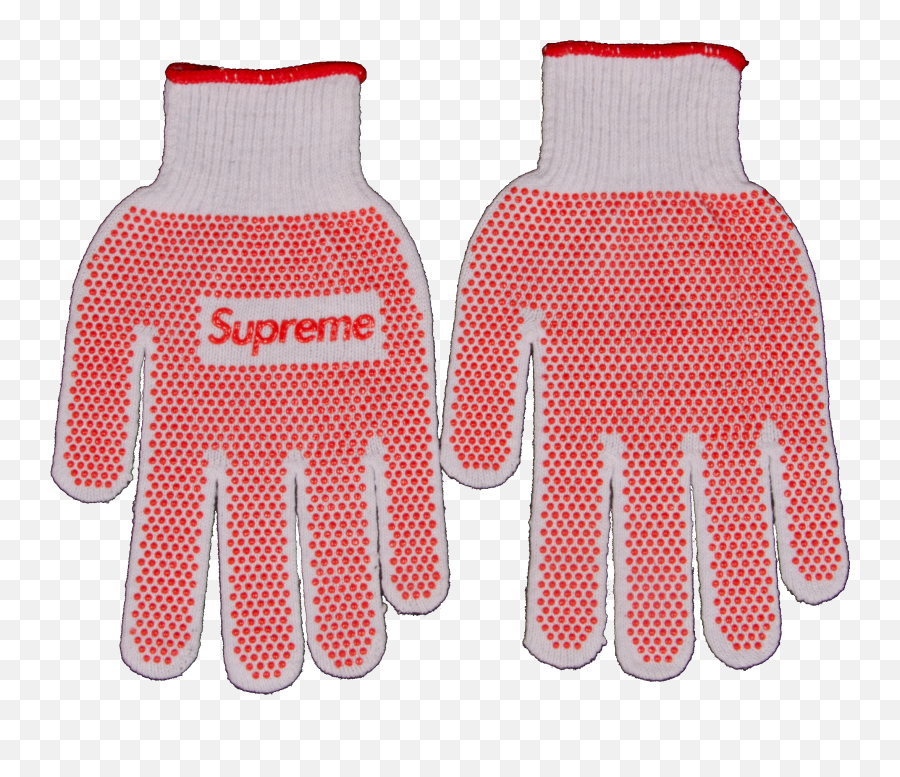 Supreme Gloves Transparent Png Image - Supreme Gloves Transparent Emoji,Supreme Transparent