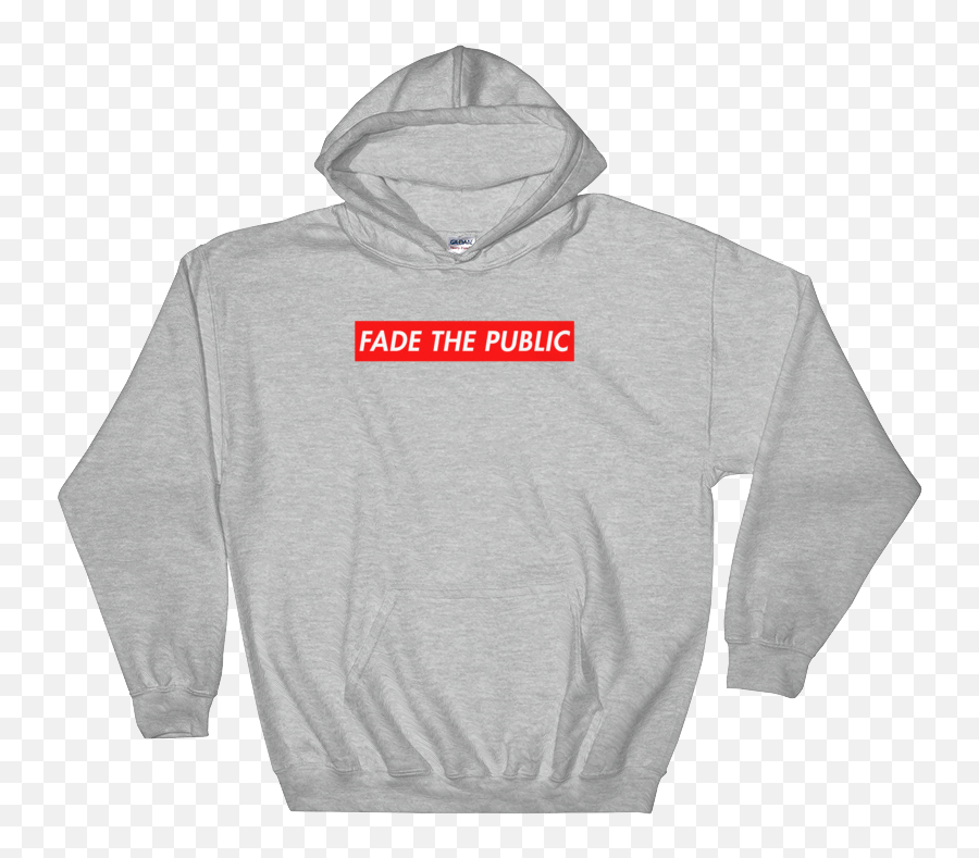 Nfl Fade The Public Hoodie - White Embroidery On Grey Hoodie Emoji,Nfl Logo Sweatshirts