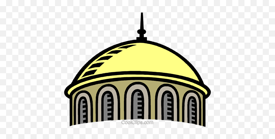 Church Dome Building Royalty Free - Dome Clipart Emoji,Church Building Clipart