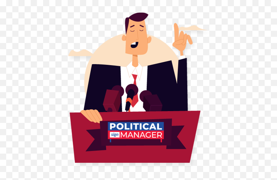 Political Sign Manager - President Emoji,Manager Clipart