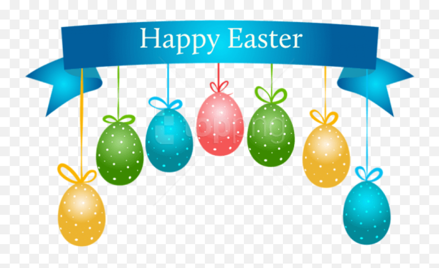 Free Png Download Happy Easter Banner - Easter Clipart Png Transparent Emoji,Easter Clipart
