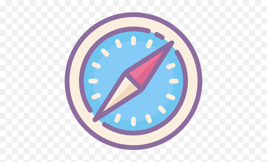 Navegado Mac - Cute Safari App Icon Emoji,Blue Snapchat Logo