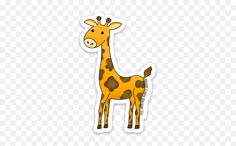 Products U2013 Tagged Giraffe Sticker U2013 Moon Light Sticker Co Emoji,Pierogi Clipart